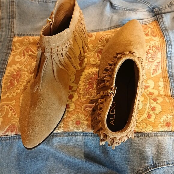 ALDO - Suede Ankle Boots - Picture 2 of 7